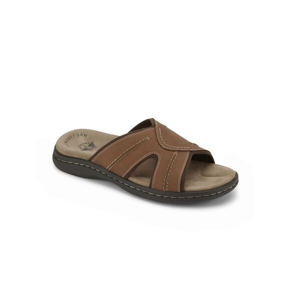 NWT DOCKERS Mens Brown Sunland Open Toe Slip On Slide Sandals Shoes 11 M - Picture 1 of 5